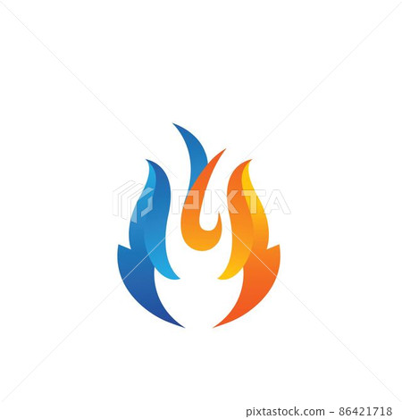 Fire flame icon vector illustration design Fire flame icon vector illustration design 86421718