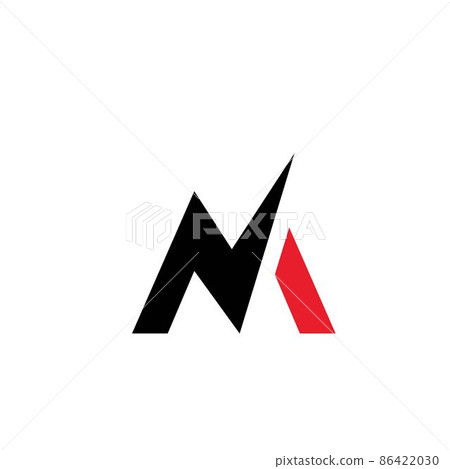 M or NM  Letter  vector  icon  Template  Illustration 86422030