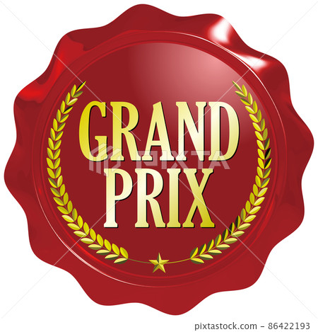 GRAND PRIX 月桂封印蠟風格會徽紅 86422193