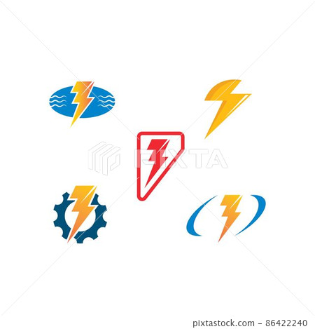 flash thunder bolt icon vector illustration design template flash thunder bolt icon vector illustration design template 86422240