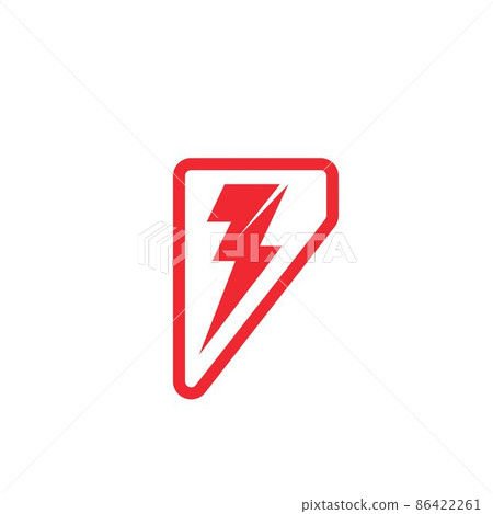 flash thunder bolt illustration vector icon concept design flash thunder bolt illustration vector icon concept design 86422261