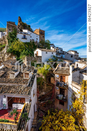 View over Yedra Castle in Cazorla Town, Jaen Province, Andalusia, Spain 86423927