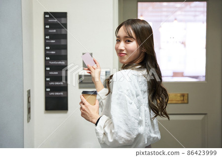 Coworking shared office rental space meeting room card key Coworking shared office rental space meeting room card key 86423999