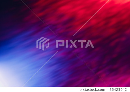 Defocused glow overlay. Neon radiance. Disco illumination. Blur led blue purple pink red white color light rays on dark black abstract background. Defocused glow overlay. Neon radiance. Disco illumination. Blur led blue purple pink red white color light rays on dark black abstract background. 86425942
