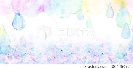 Blurred hydrangea watercolor texture Blurred hydrangea watercolor texture 86426052