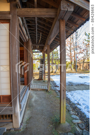 仲冬難波塔城公園 屋簷下的舊民居區 富士見市 86426663