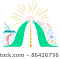 concept of making a decision sun 86426736