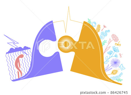 concept of life sadness and joy concept of life sadness and joy 86426745