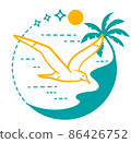 seagull path and rest 86426752