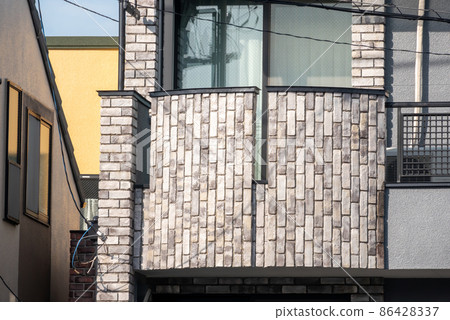 Residential exterior wall balcony siding 86428337