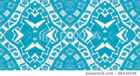 Retro mosaic pattern. Abstract geometric ethnic background. 86430246
