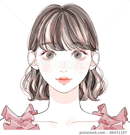 Cute _ heavy bangs 86431197