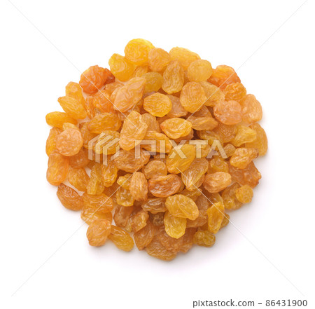 Top view of golden raisins Top view of golden raisins 86431900