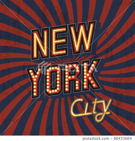 Vintage New York Poster Vintage New York Poster 86433664