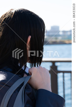 都市風景和高中女生 都市風景和高中女生 86433810