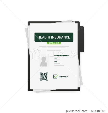 Health insurance in flat style. Flat vector. Vector banner. Web banner. Medical infographic Health insurance in flat style. Flat vector. Vector banner. Web banner. Medical infographic 86440185