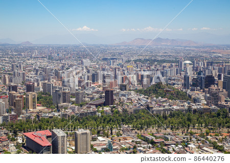 Santiago de Chile Skyline seen from Cerro San Cristobal 86440276