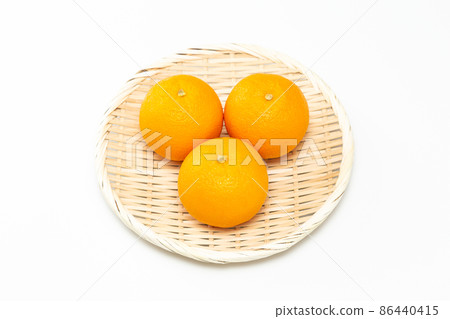 臍橙白色背景 臍橙白色背景 86440415