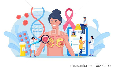 Breast cancer. Doctor Mammologist consult woman patient. Breast ultrasound and mammography, diagnostic of oncology. Examination in the clinic, medical diagnosis Breast cancer. Doctor Mammologist consult woman patient. Breast ultrasound and mammography, diagnostic of oncology. Examination in the clinic, medical diagnosis 86440438