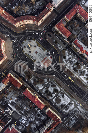 Aerial view Victory Square in Minsk Aerial view Victory Square in Minsk 86440895