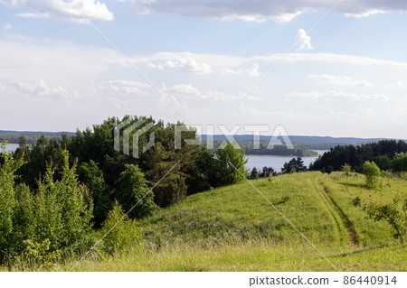 Belarus national park Braslav lakes landscape 86440914
