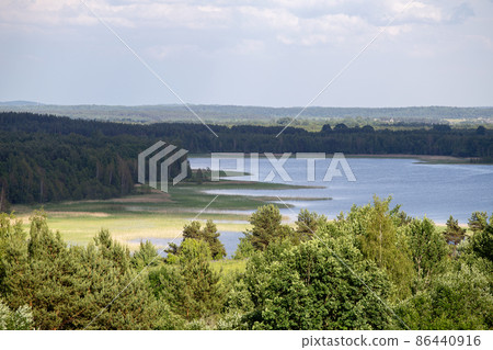 Travel destionation Belarus. Braslav lakes national park Travel destionation Belarus. Braslav lakes national park 86440916