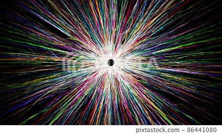 Glowing Grunge Colorful Thin Light Streak Spread out Illustration Glowing Grunge Colorful Thin Light Streak Spread out Illustration 86441080
