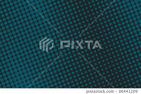 Pop art creative concept colorful comics book magazine cover. Polka dots blue background. Cartoon halftone retro pattern. Abstract dotted design for poster, card, banner, empty bubble 86441209
