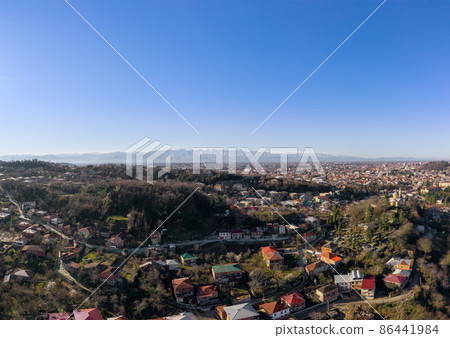 Kutaisi aerial view. Kutaisi old town 86441984