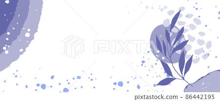 Minimalist purple abstract banner in very peri color. Minimalist purple abstract banner in very peri color. 86442195