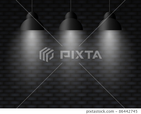 Light effect on wall background. Modern picture. Vector background Light effect on wall background. Modern picture. Vector background 86442745