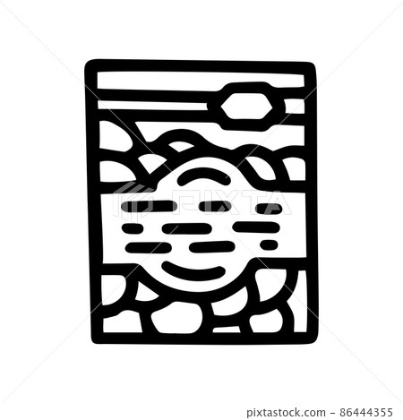 carp fishing boilies line vector doodle simple icon carp fishing boilies line vector doodle simple icon 86444355