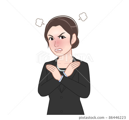 參加葬禮的女性 參加葬禮的女性 86446223