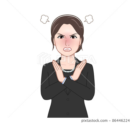 參加葬禮的女性 參加葬禮的女性 86446224