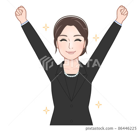 參加葬禮的女性 參加葬禮的女性 86446225