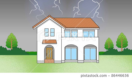 Newly built European-style house 86446636