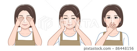 A woman who has no choice but to hear or say 86448156