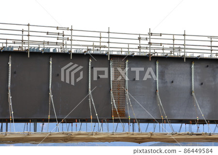 Construction of a bridge on the Eastern Expressway 86449584