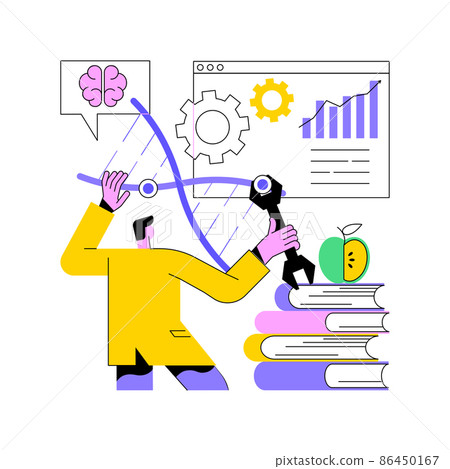 Genetic engineering abstract concept vector illustration. Gene engineering in plants, genetic modification, dna manipulation technique, biotechnology professional, alteration abstract metaphor. 86450167