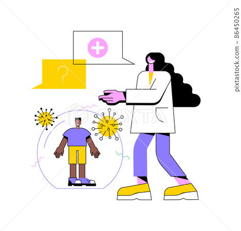 Immunization education abstract concept vector illustration. Immunization info, educate about vaccines, parents education, children vaccination, public health program abstract metaphor. Immunization education abstract concept vector illustration. Immunization info, educate about vaccines, parents education, children vaccination, public health program abstract metaphor. 86450265