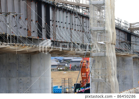 Construction of a bridge on the Eastern Expressway 86450286