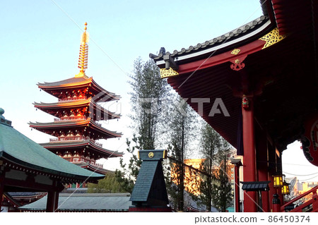 淺草寺新年清晨 淺草寺新年清晨 86450374