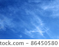 The sky with beautiful cloud shapes 86450580