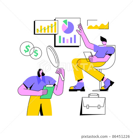 Financial adviser abstract concept vector illustration. Top investment advisors, money management services, personalized financial plan, tax strategy, reach financial goals abstract metaphor. Financial adviser abstract concept vector illustration. Top investment advisors, money management services, personalized financial plan, tax strategy, reach financial goals abstract metaphor. 86451226