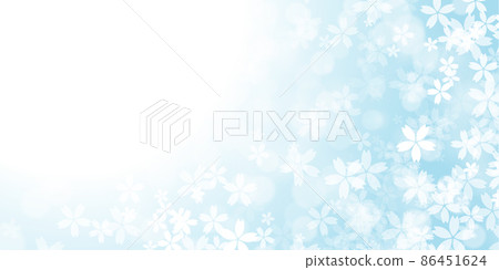 櫻花日本圖案水彩背景 櫻花日本圖案水彩背景 86451624
