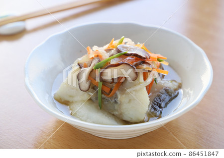Cod vegetable ankake 86451847