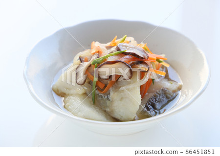 Cod vegetable ankake Cod vegetable ankake 86451851
