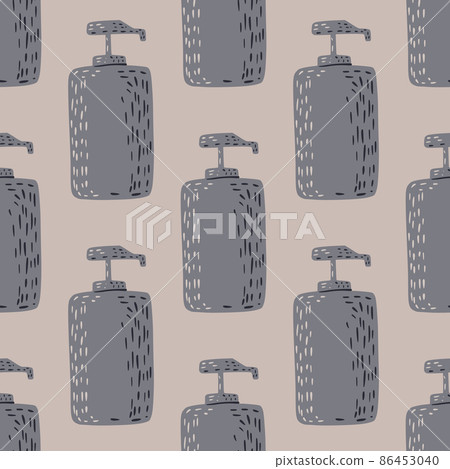 Cosmetic bottle seamless pattern. cosmetics toiletries background. Cosmetic bottle seamless pattern. cosmetics toiletries background. 86453040