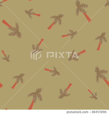 Palm tree seamless pattern. Tropical background.Vector illustration. Palm tree seamless pattern. Tropical background.Vector illustration. 86453090