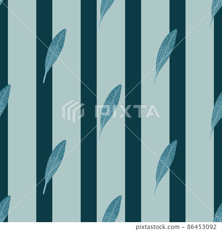 Feathers seamless pattern. Background feather of bird. 86453092